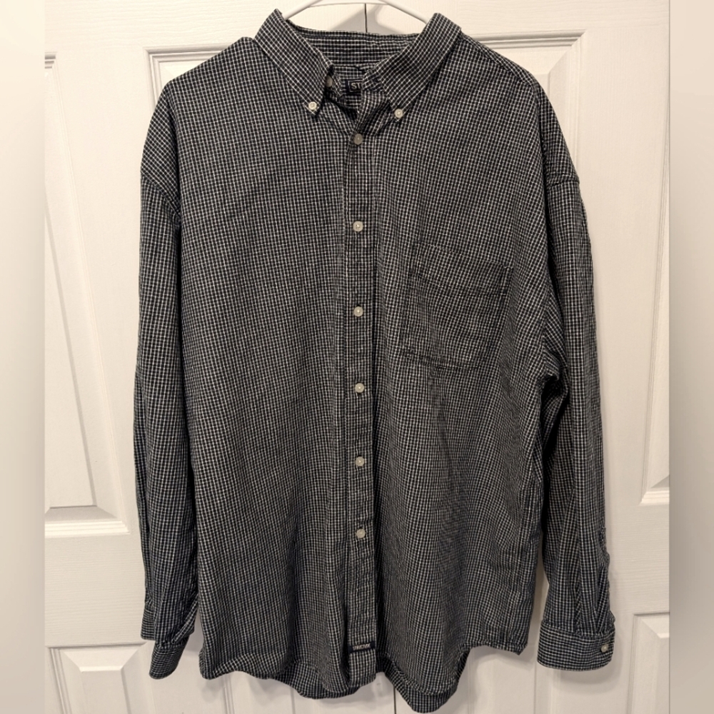 Vintage Structure button shirt